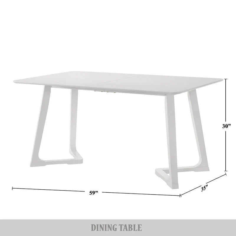 CraftPorch Retro-Inspired Mid-Century Dining Table 10