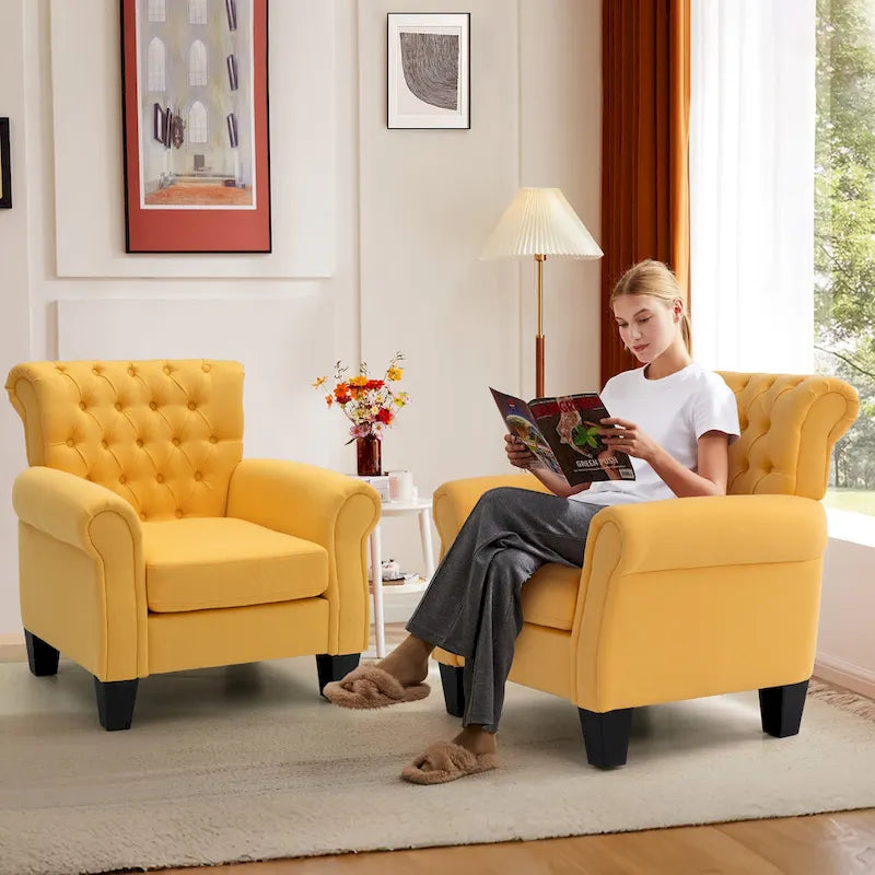 Pellebant Contemporary Club Armchair - Stylish Accent Chair for Living Room