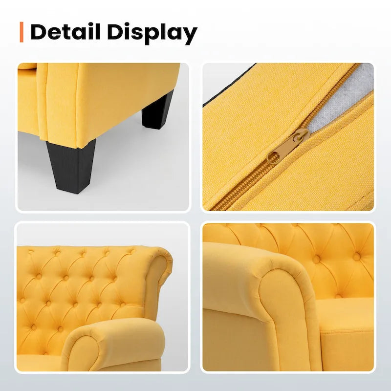 Pellebant Contemporary Club Armchair - Stylish Accent Chair for Living Room 4