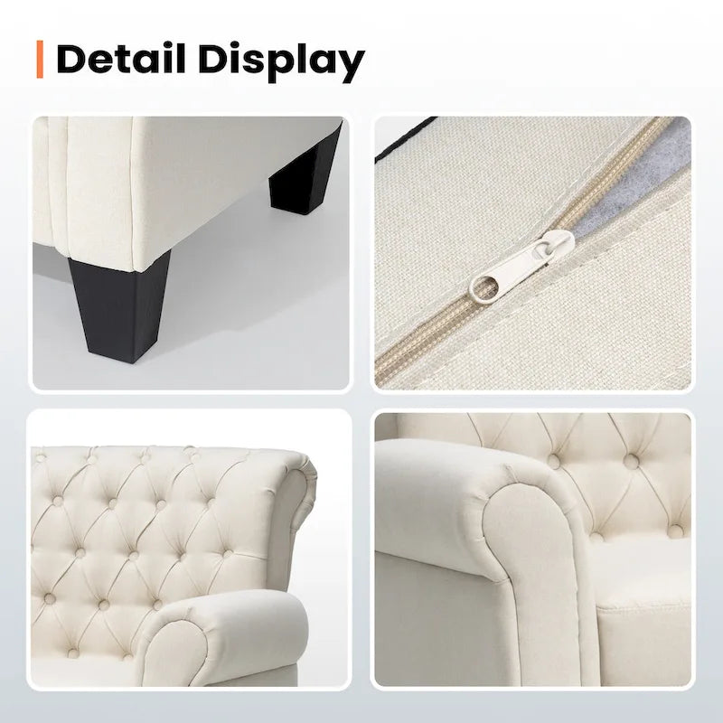 Pellebant Contemporary Club Armchair - Stylish Accent Chair for Living Room 19