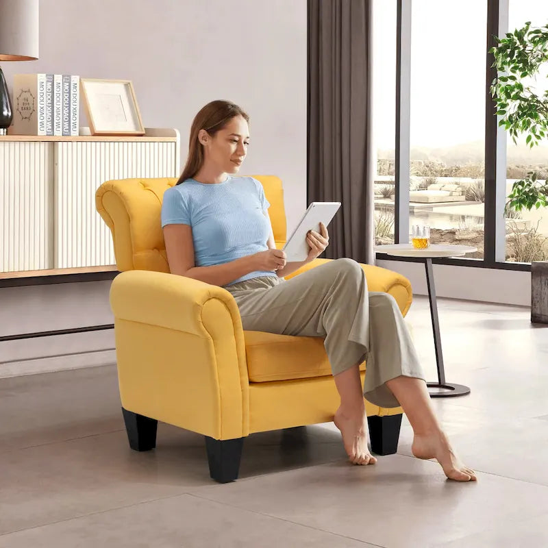 Pellebant Contemporary Club Armchair - Stylish Accent Chair for Living Room 27