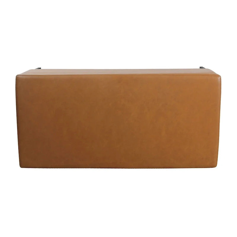 HomePop Metal-Leg Storage Bench 5
