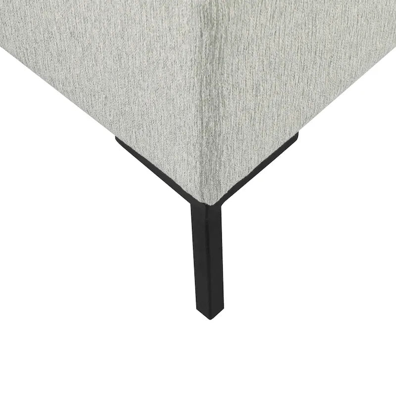 HomePop Metal-Leg Storage Bench 33