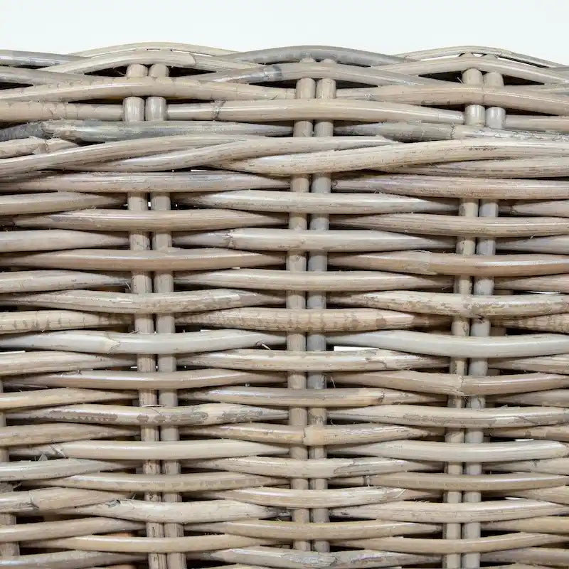 Furniture of America Lali Rustic Kubu Rattan Wicker Lounge Chair 10