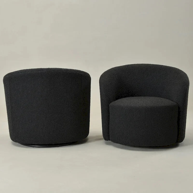 Swivel Barrel Accent Chair for Living Room and Bedroom 20