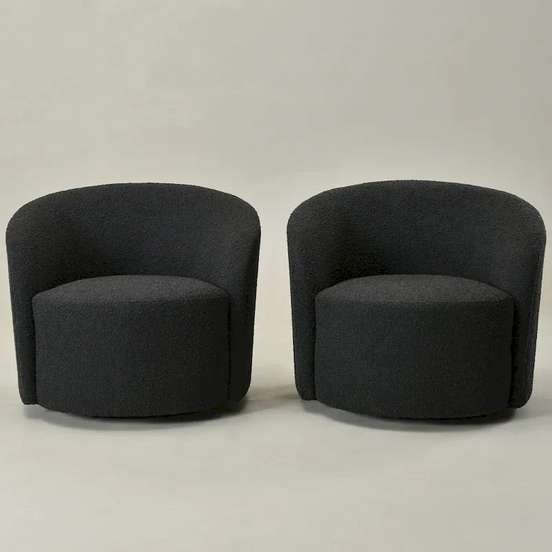 Swivel Barrel Accent Chair for Living Room and Bedroom 22