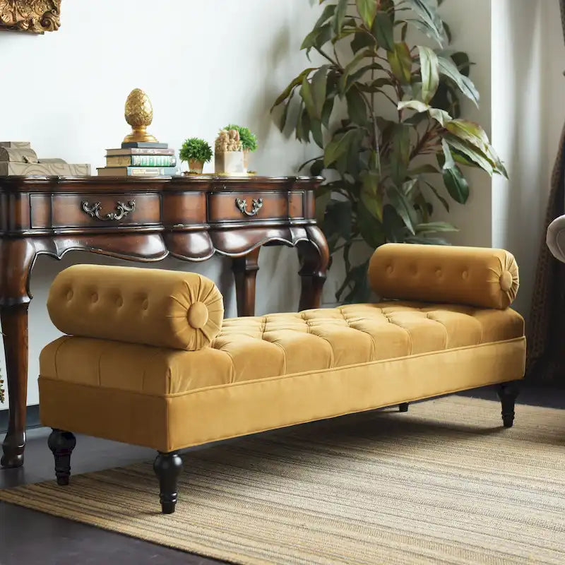 Lewis Bolster Arm Entryway Seat 1