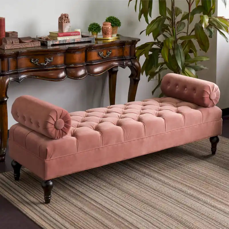Lewis Bolster Arm Entryway Seat 5