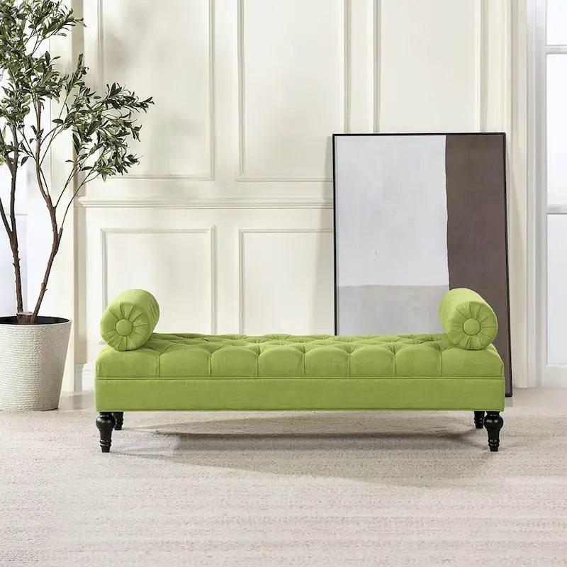 Lewis Bolster Arm Entryway Seat 8