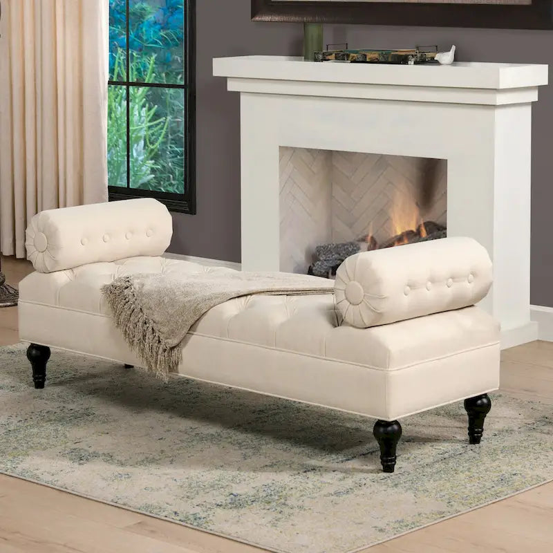 Lewis Bolster Arm Entryway Seat 15