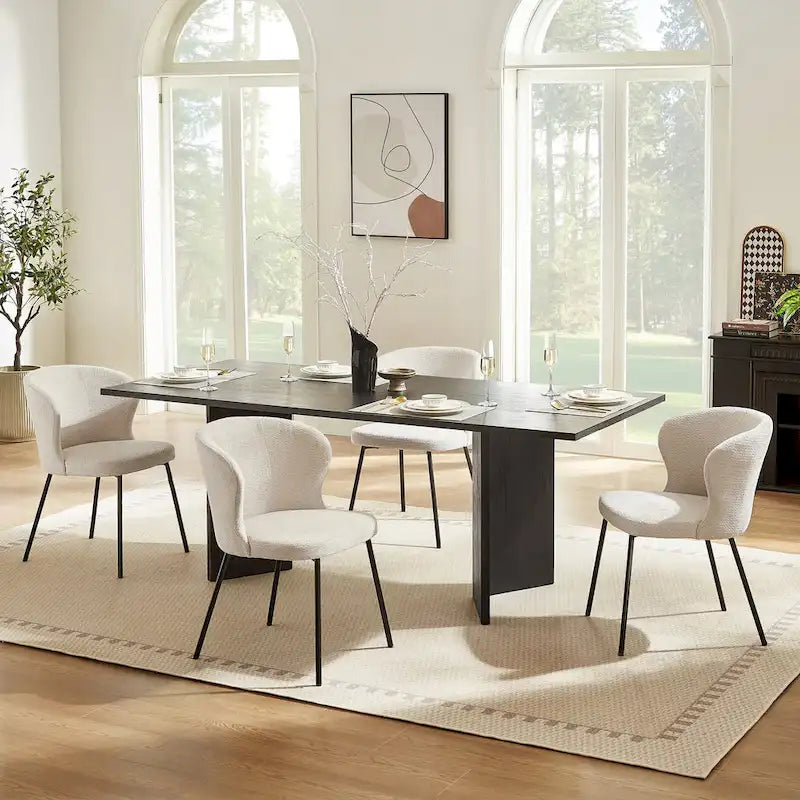 Set of 2 Modern Dining Chairs by Art Leon 5