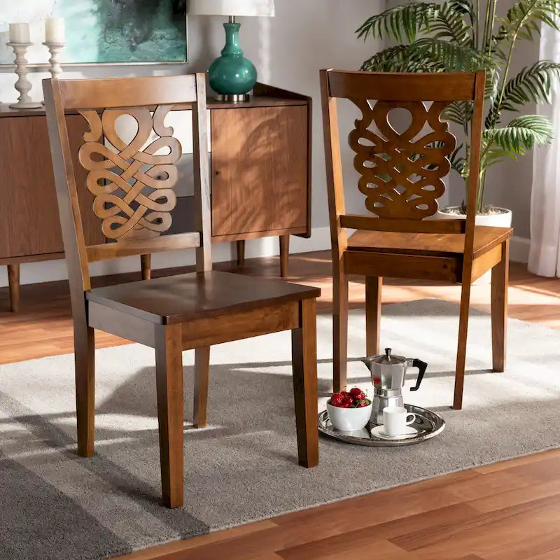 Gervais Modern Transitional 2-Piece Dining Chair Set 16