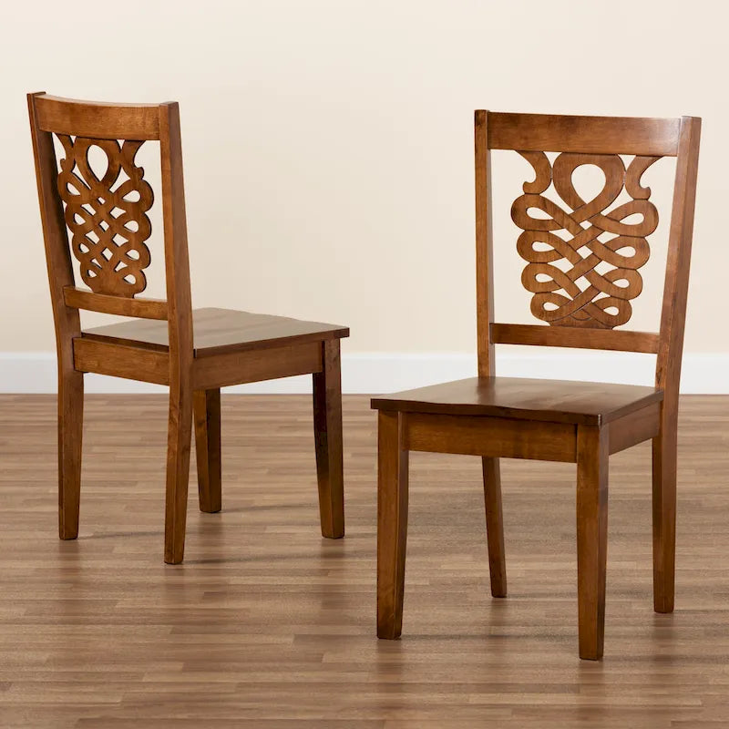 Gervais Modern Transitional 2-Piece Dining Chair Set 17