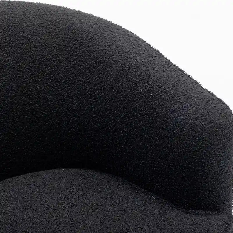 SEYNAR Contemporary Boucle Upholstered 360° Swivel Accent Chairs - Set of 2 24