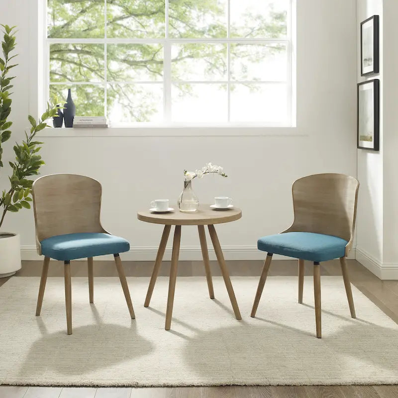 Set of 2 Mid-Century Modern Dining Chairs by Corvus Calvados 38