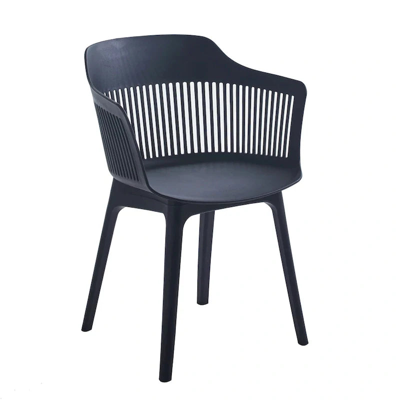 Porthos Home Palmer Set of 2 Dining Chairs with Plastic Shell and Legs 2