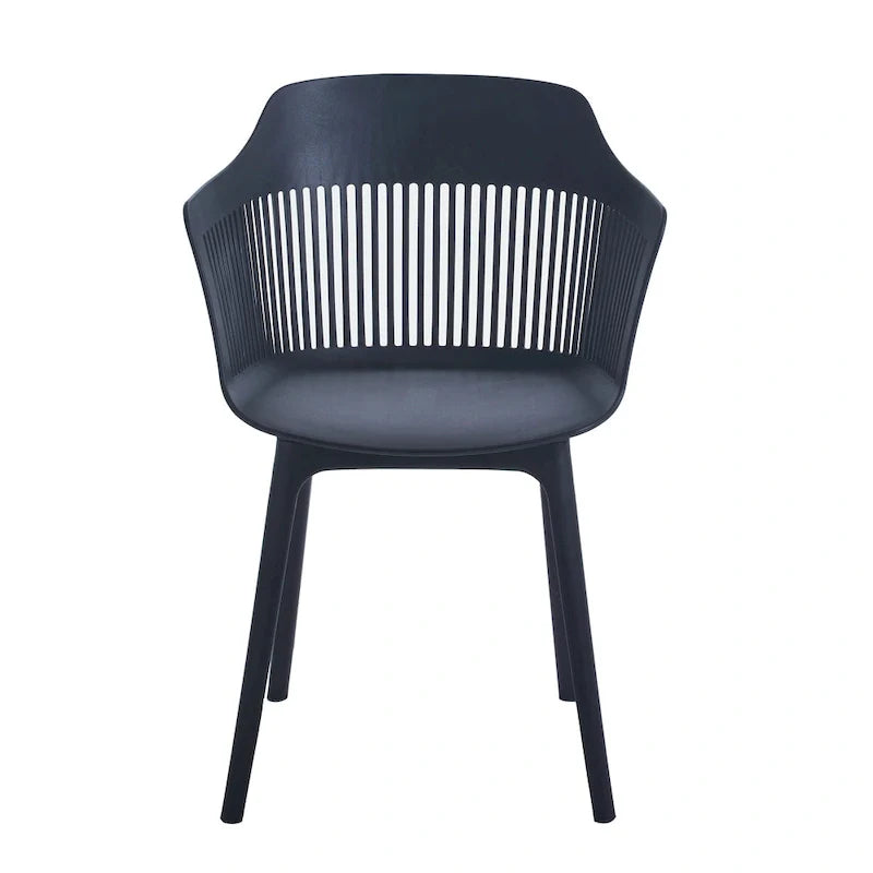 Porthos Home Palmer Set of 2 Dining Chairs with Plastic Shell and Legs 3
