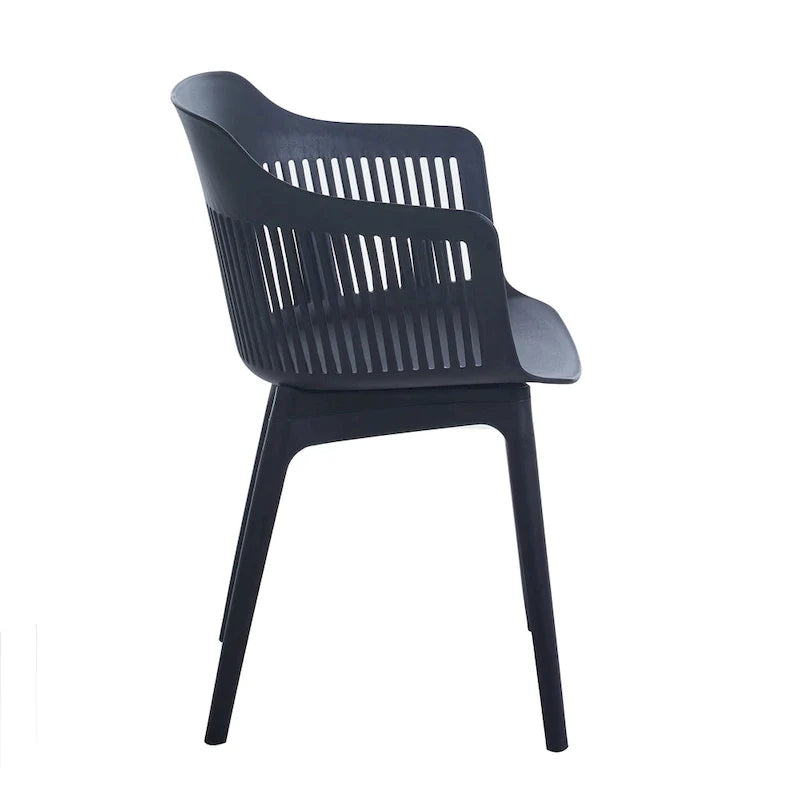 Porthos Home Palmer Set of 2 Dining Chairs with Plastic Shell and Legs 4