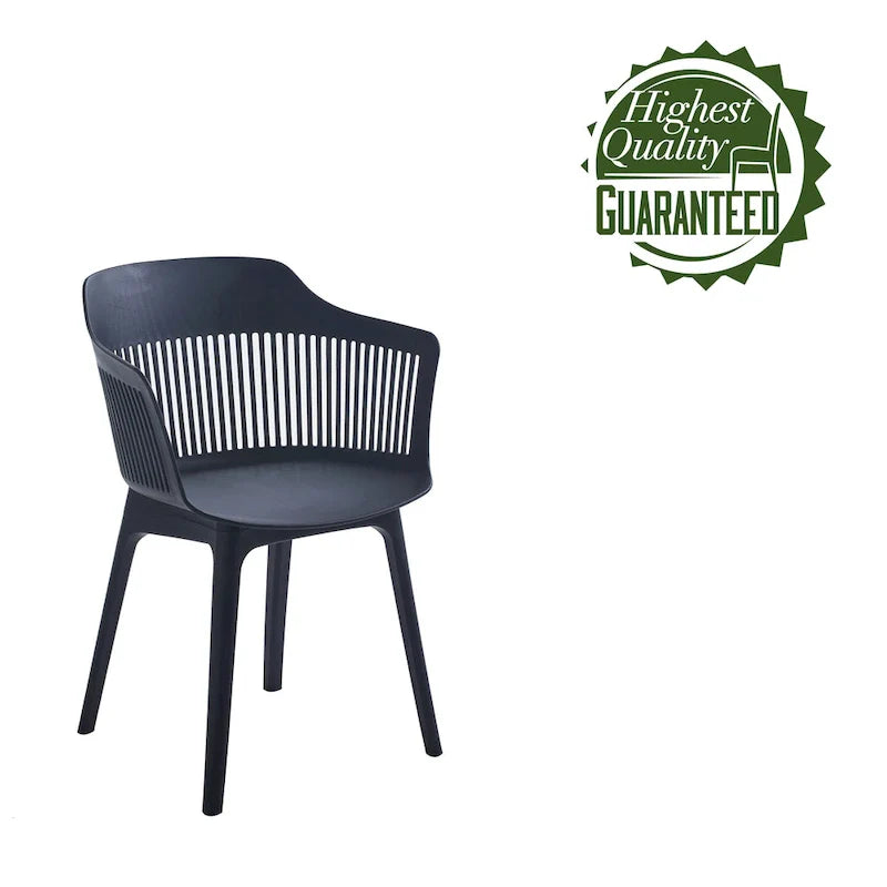 Porthos Home Palmer Set of 2 Dining Chairs with Plastic Shell and Legs 7