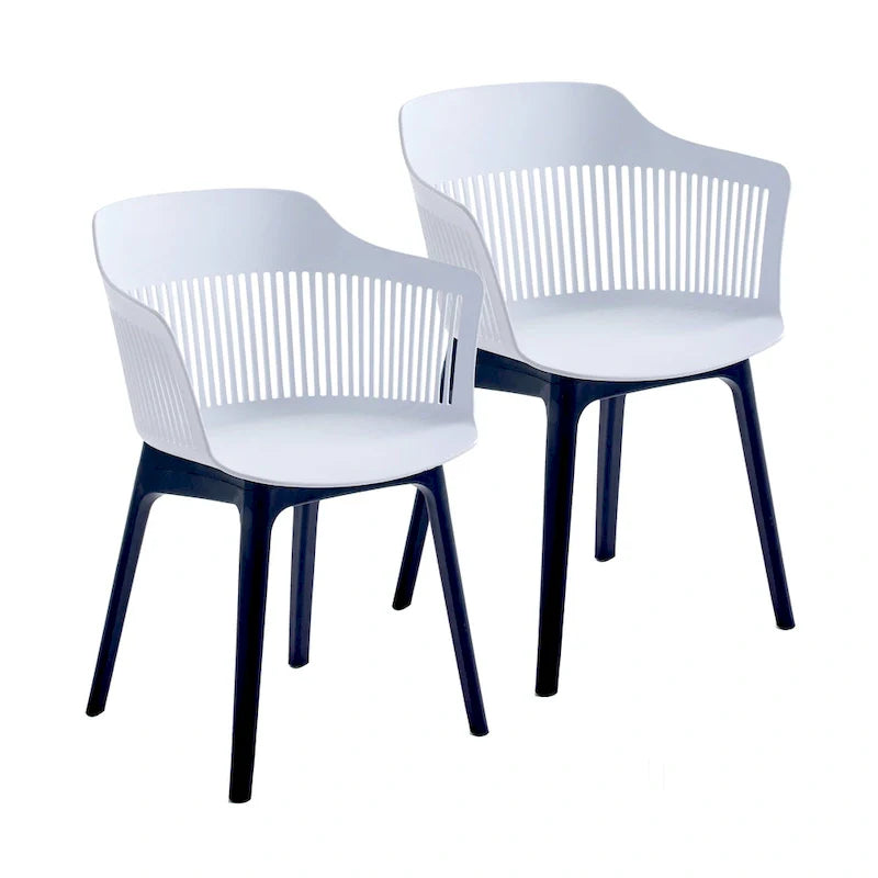 Porthos Home Palmer Set of 2 Dining Chairs with Plastic Shell and Legs 15