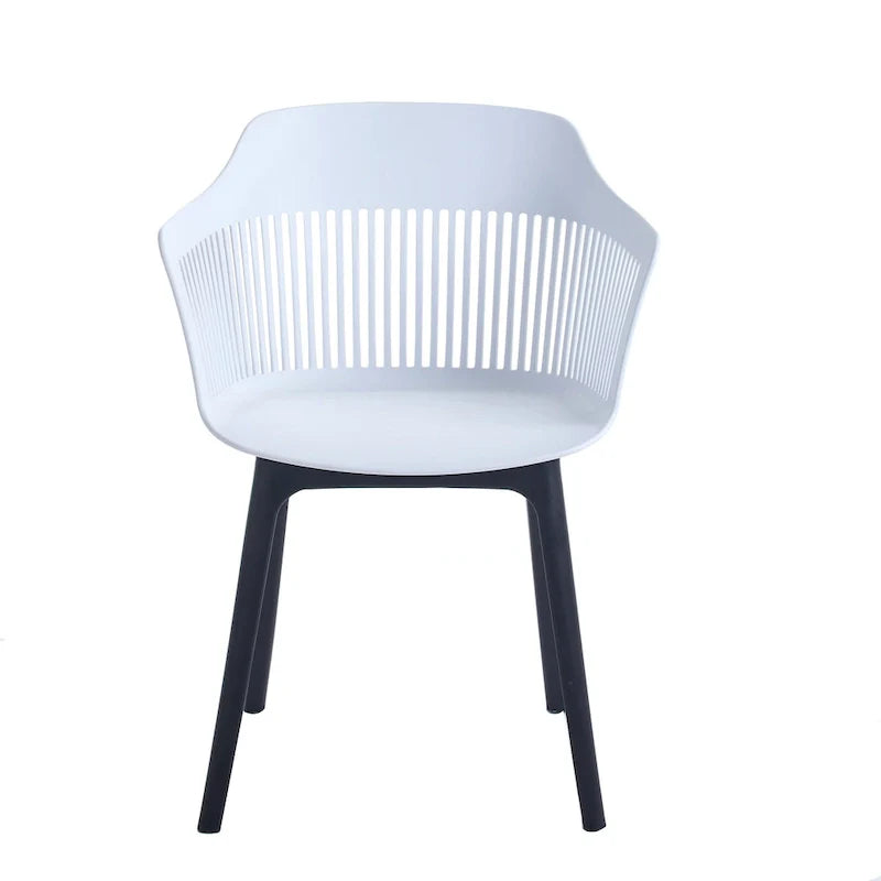 Porthos Home Palmer Set of 2 Dining Chairs with Plastic Shell and Legs 17