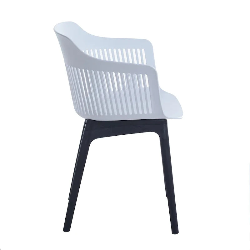 Porthos Home Palmer Set of 2 Dining Chairs with Plastic Shell and Legs 18