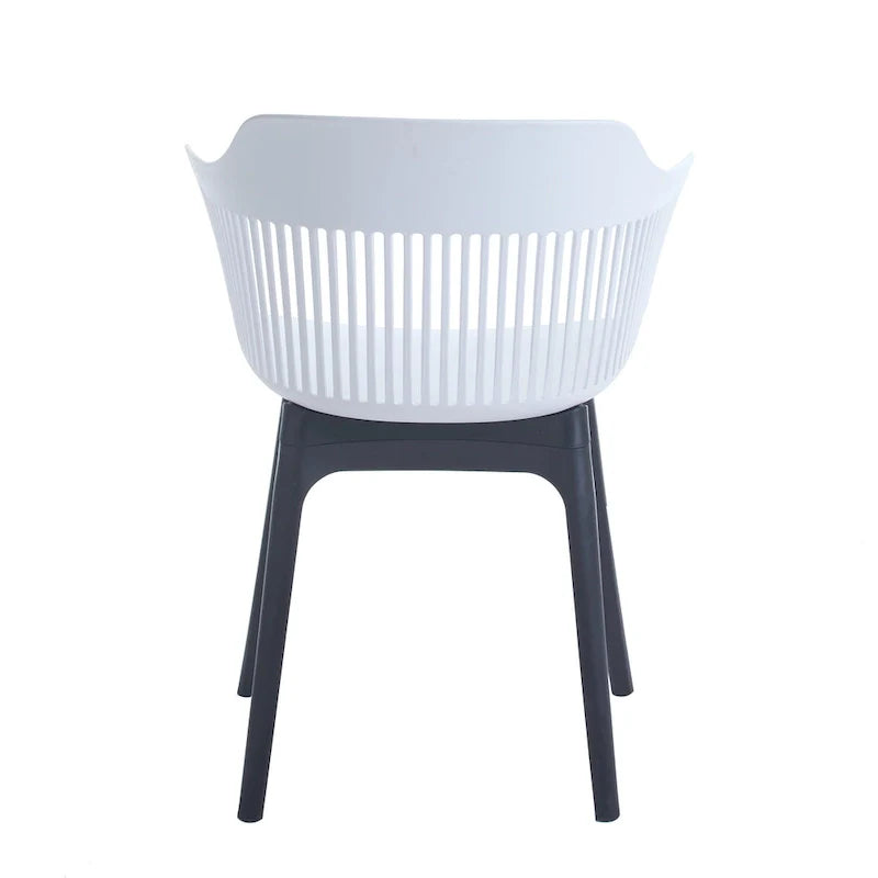 Porthos Home Palmer Set of 2 Dining Chairs with Plastic Shell and Legs 19