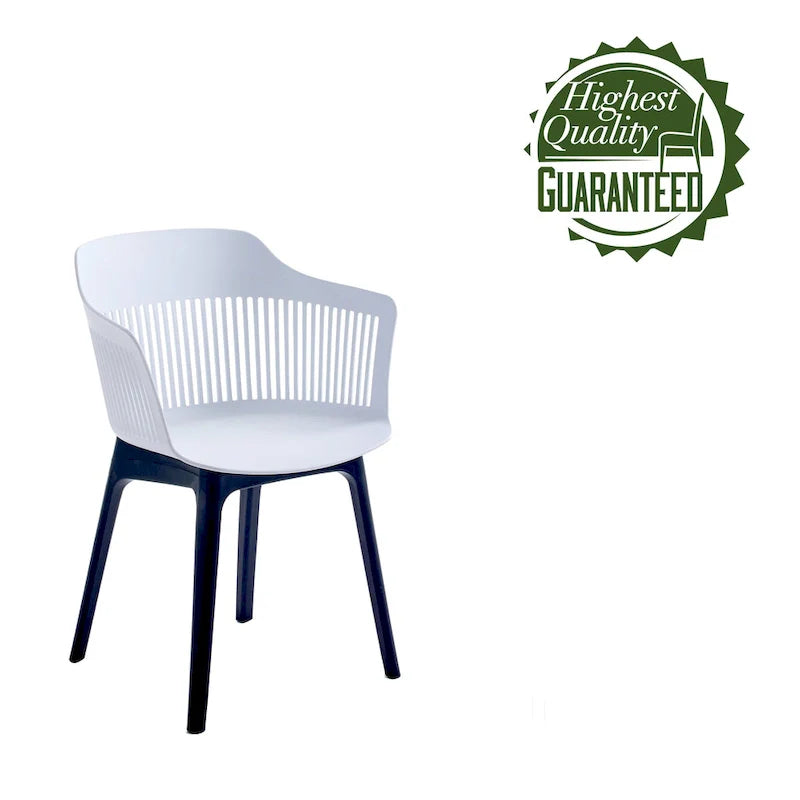 Porthos Home Palmer Set of 2 Dining Chairs with Plastic Shell and Legs 21