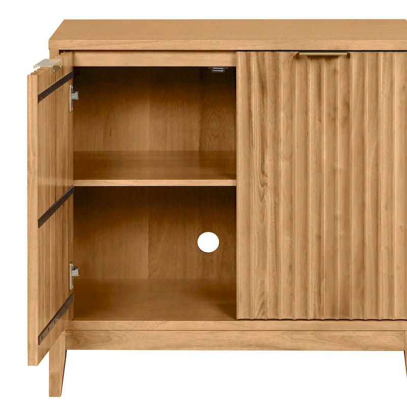 Jasper Contemporary Sideboard - Kitchen Storage Cabinet with Elegant Fluted Doors 8