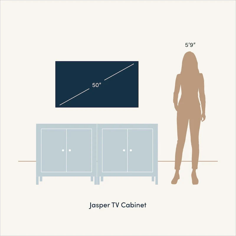 Jasper Contemporary Sideboard - Kitchen Storage Cabinet with Elegant Fluted Doors 18