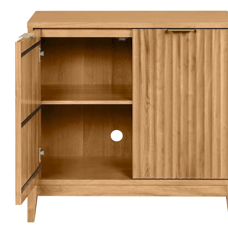 Jasper Contemporary Sideboard - Kitchen Storage Cabinet with Elegant Fluted Doors 21