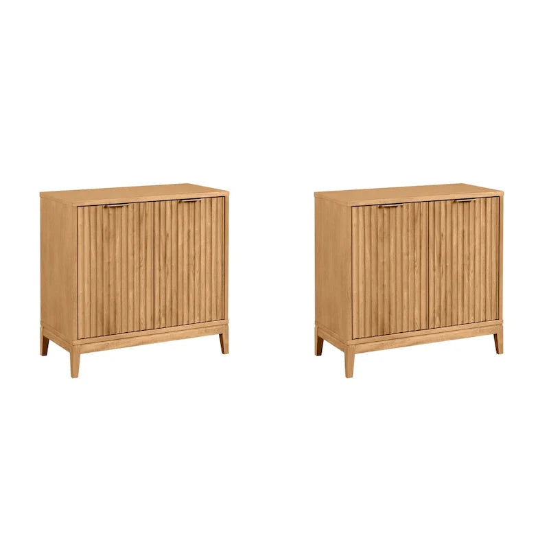 Jasper Contemporary Sideboard - Kitchen Storage Cabinet with Elegant Fluted Doors 22