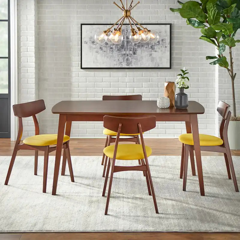Set of 2 Cadiz Dining Chairs in Solid Beechwood by Simple Living 11