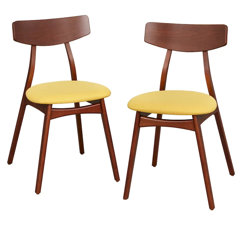 Set of 2 Cadiz Dining Chairs in Solid Beechwood by Simple Living 15