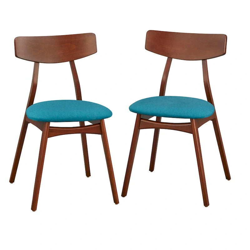 Set of 2 Cadiz Dining Chairs in Solid Beechwood by Simple Living 19