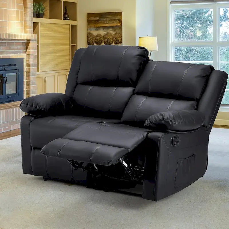 AECOJOY Dual Reclining Loveseat with Heat and Massage Features 2