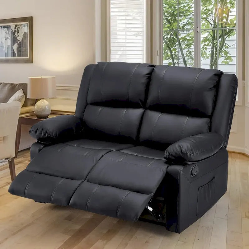 AECOJOY Dual Reclining Loveseat with Heat and Massage Features 3