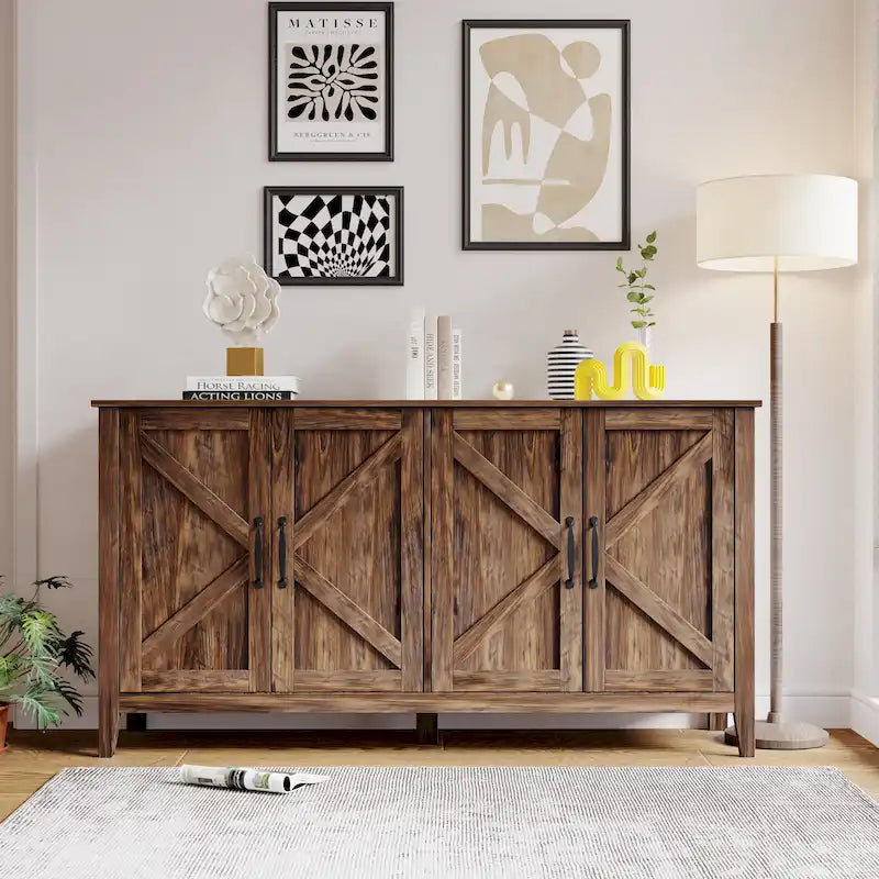 Versatile Freestanding Storage Cabinet for Living Room, Office, or Bedroom 32