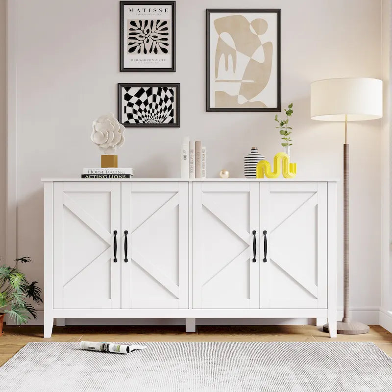 Versatile Freestanding Storage Cabinet for Living Room, Office, or Bedroom 34