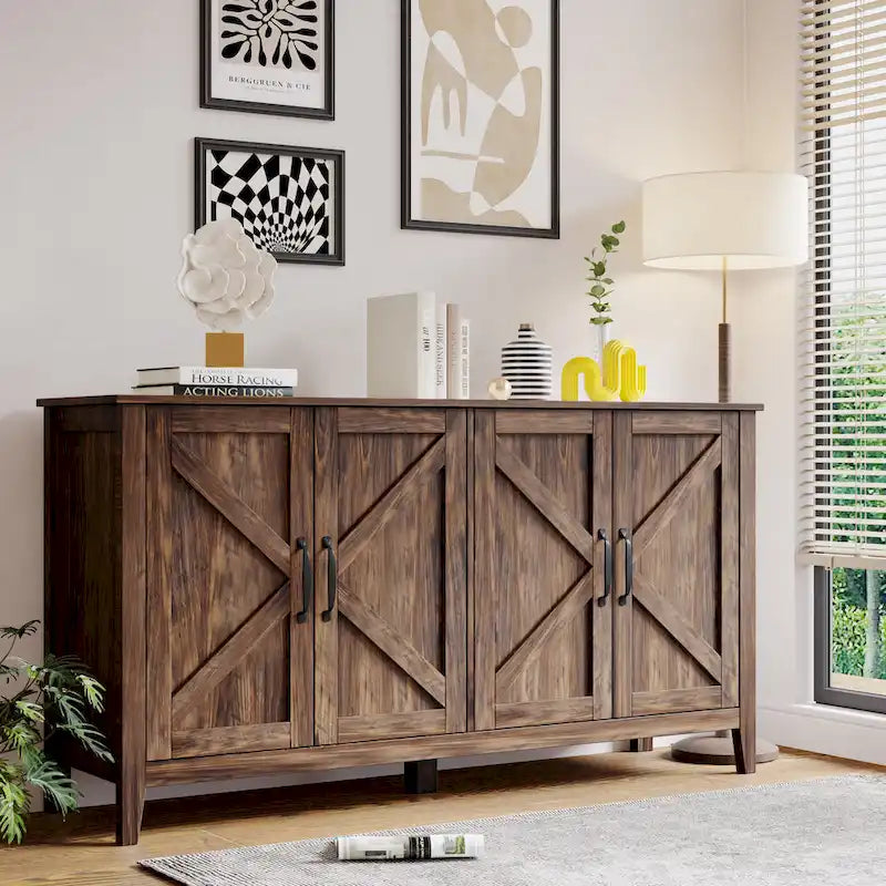 Versatile Freestanding Storage Cabinet for Living Room, Office, or Bedroom 3