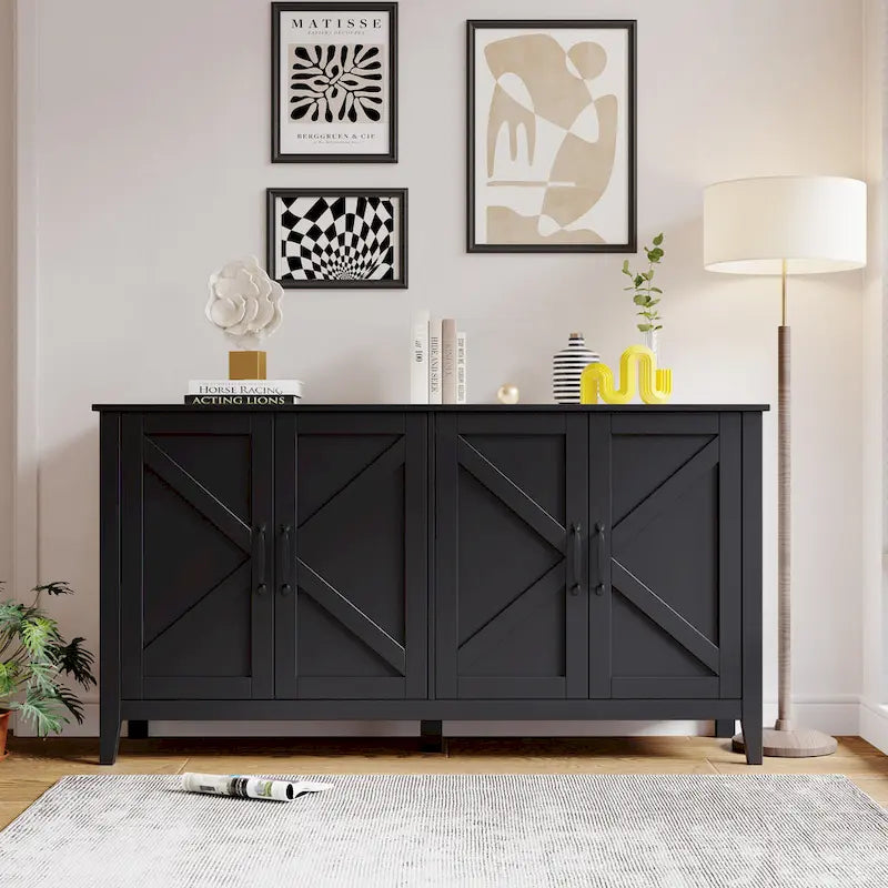 Versatile Freestanding Storage Cabinet for Living Room, Office, or Bedroom 4