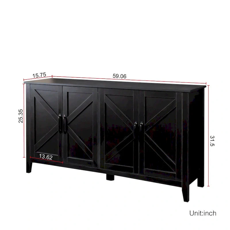 Versatile Freestanding Storage Cabinet for Living Room, Office, or Bedroom 17
