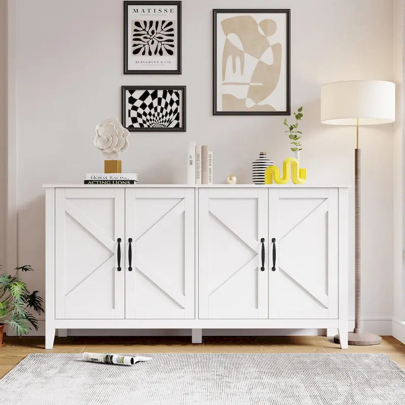 Versatile Freestanding Storage Cabinet for Living Room, Office, or Bedroom 19