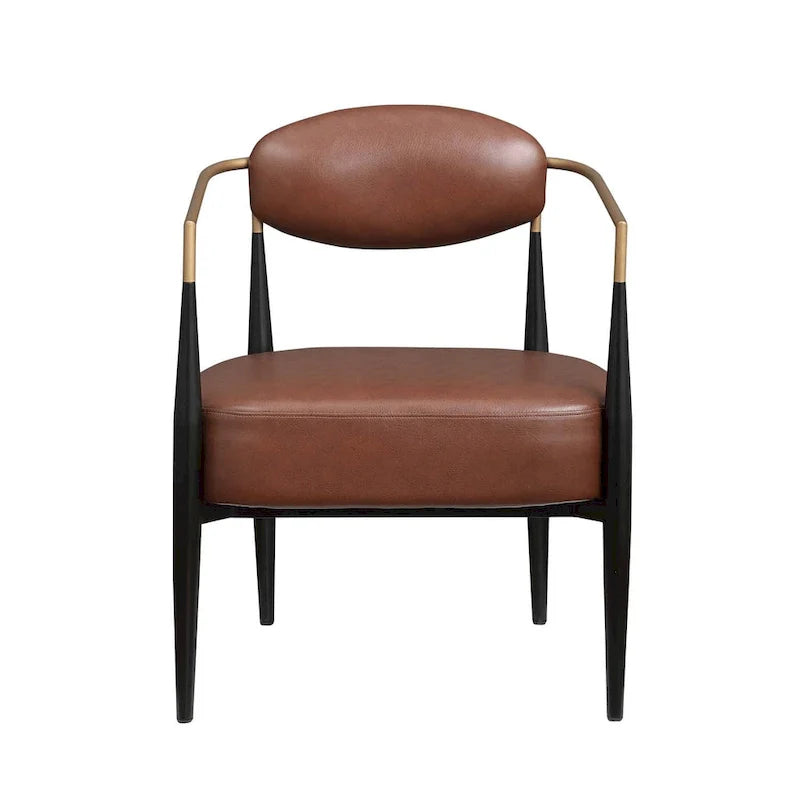 Plush Boucle Dining Chair with Thick Cushion and Elegant Metal Frame for Living Room 12