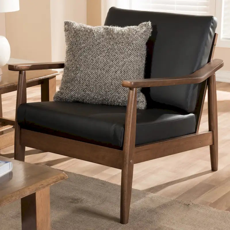Baxton Studio Mid-Century Modern Lounge Chair 21