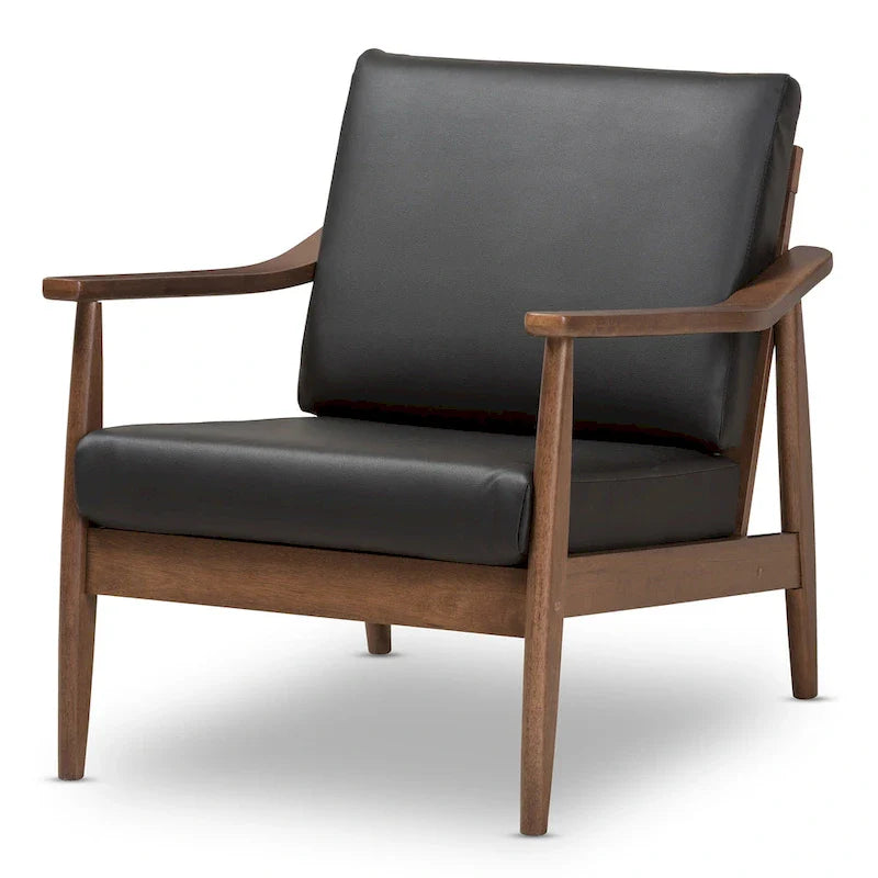 Baxton Studio Mid-Century Modern Lounge Chair 3
