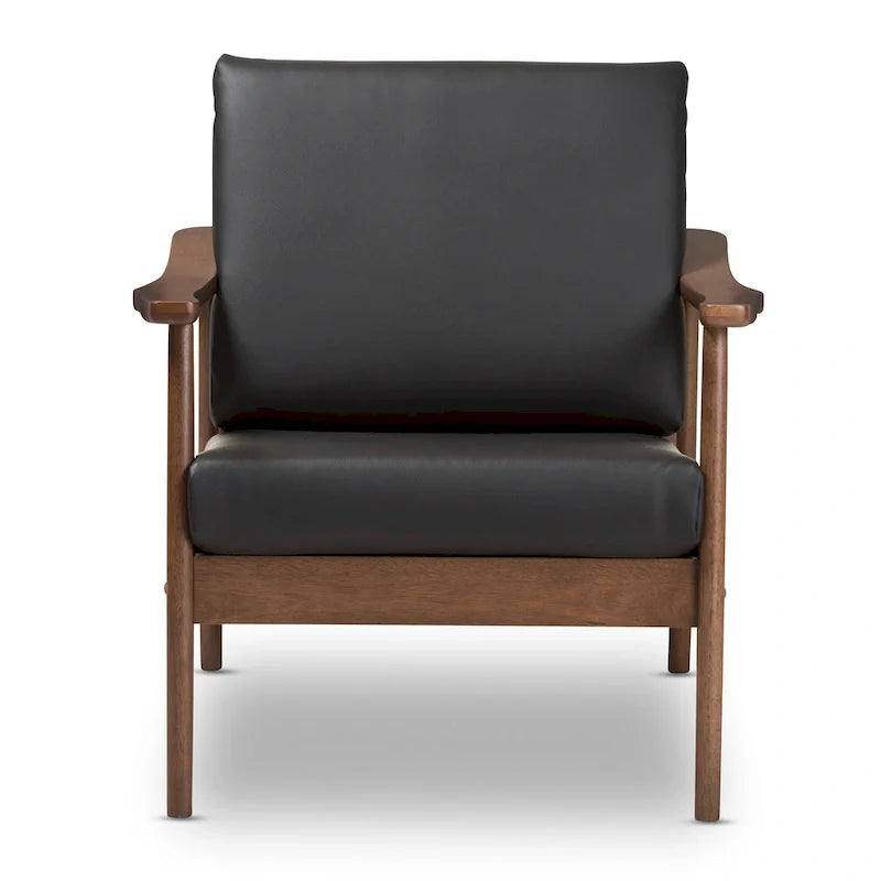 Baxton Studio Mid-Century Modern Lounge Chair 4