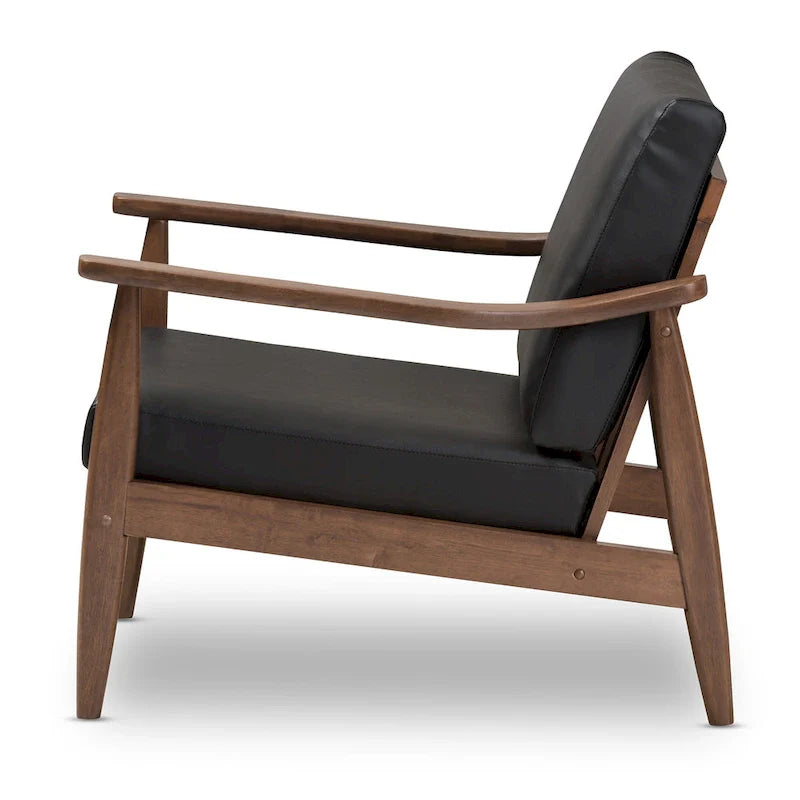Baxton Studio Mid-Century Modern Lounge Chair 5