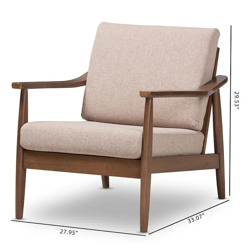 Baxton Studio Mid-Century Modern Lounge Chair 19