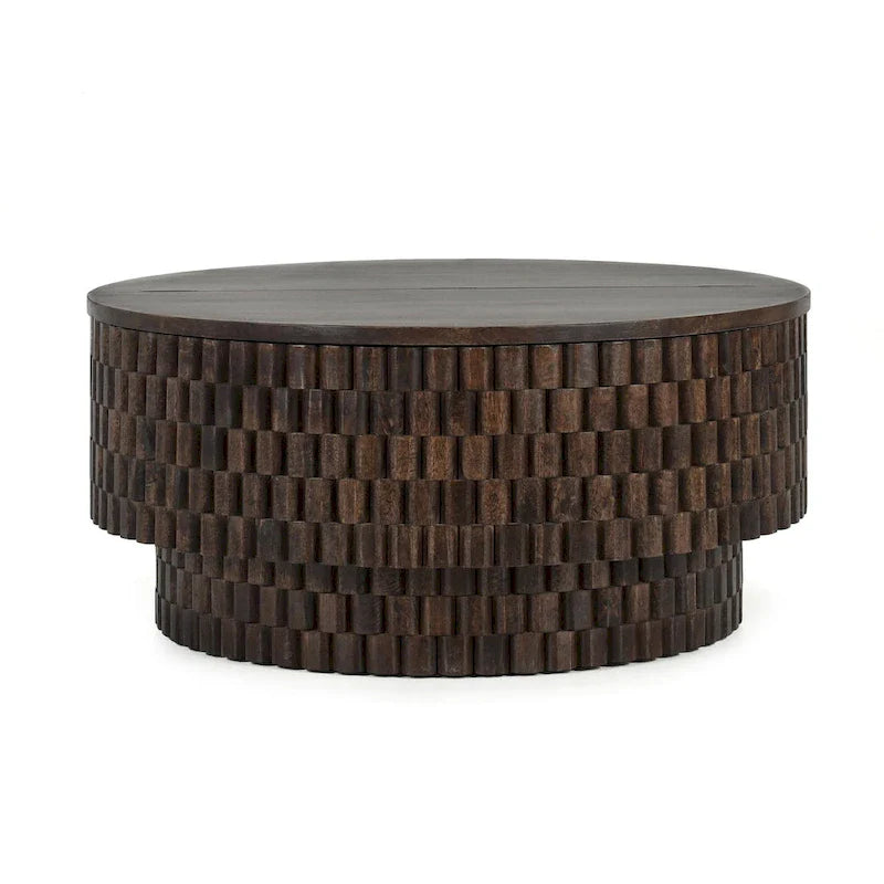 Norwood 40-Inch Round Coffee Table by Classic Home 5